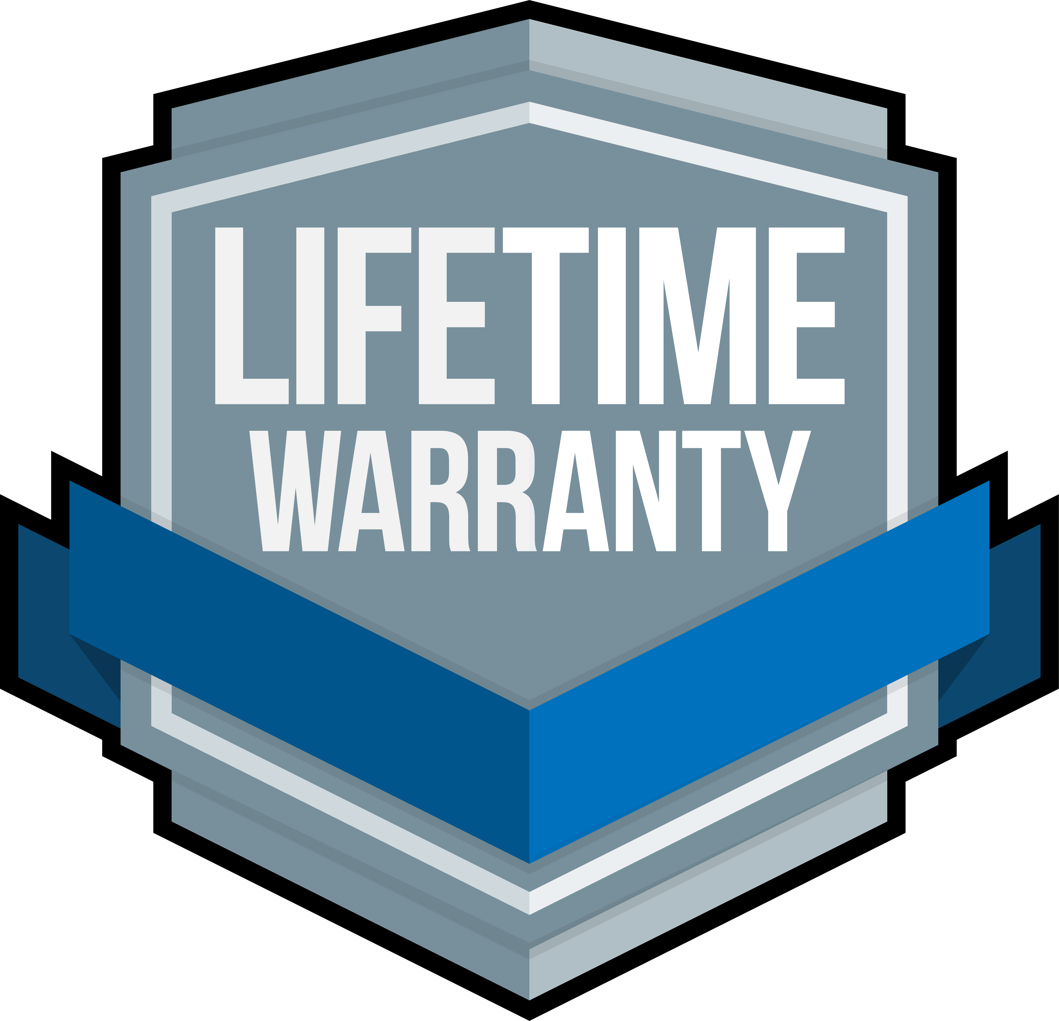 Lifetime Warranty badge