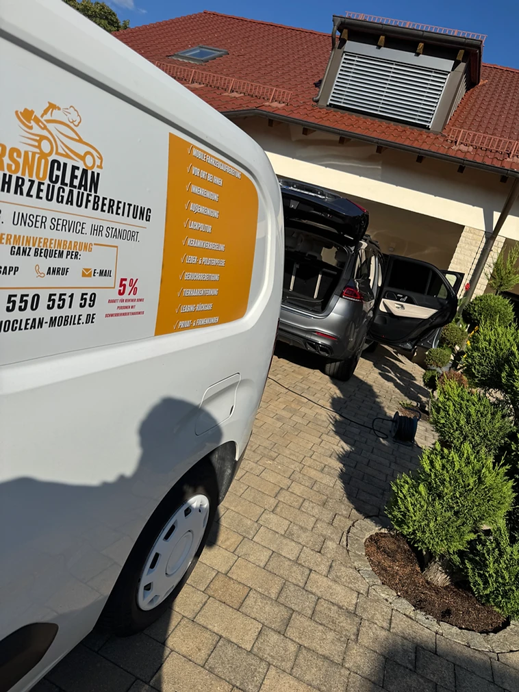 SnoClean Service-Van für mobile Fahrzeugaufbereitung