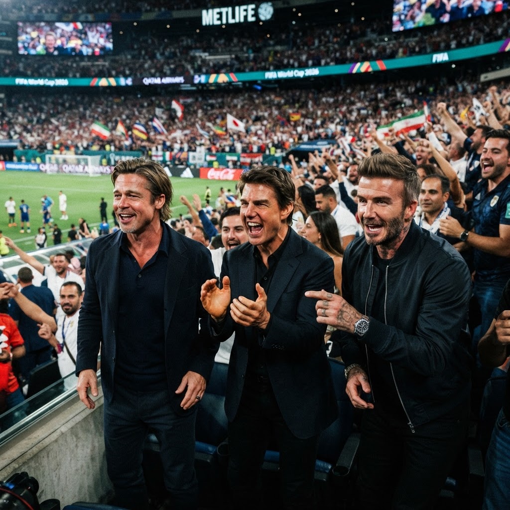 Brad Pitt, Tom Cruise, and David Beckham Lead Star-Studded Celebrity Sightings at 2026 FIFA World Cup