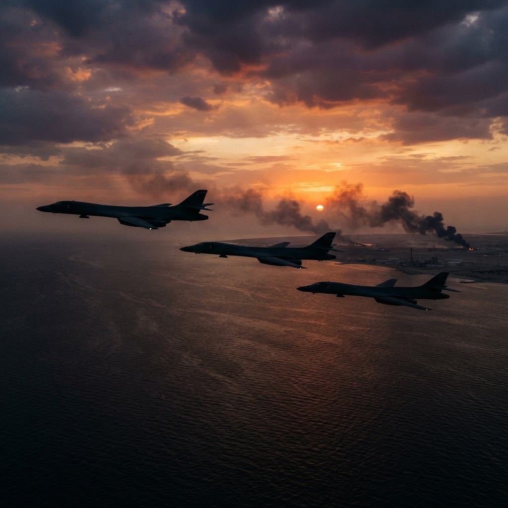 B-1 Bombers Strike Iran for First Time as War Enters 12th Night, Trump Threatens Civilian Targets