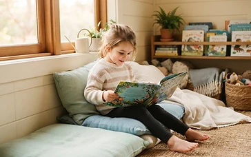 A quiet reading corner