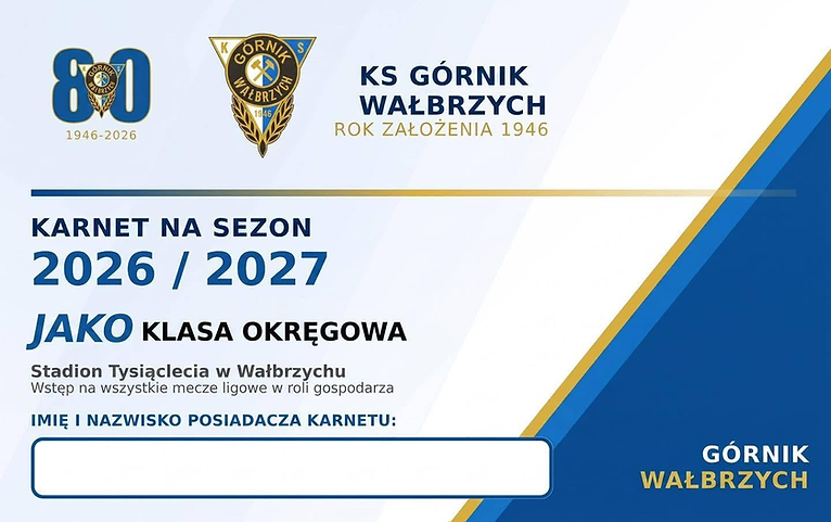 Karnet na sezon 2026/2027