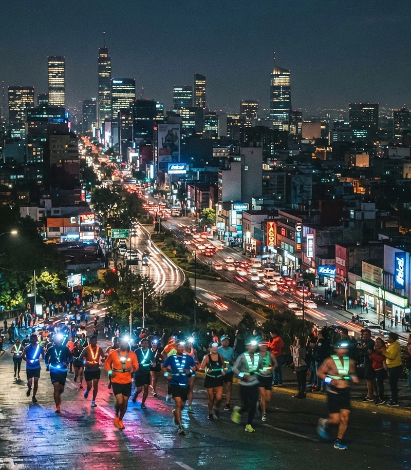 After Dark Tour — Mexico City 21.1K race weekend