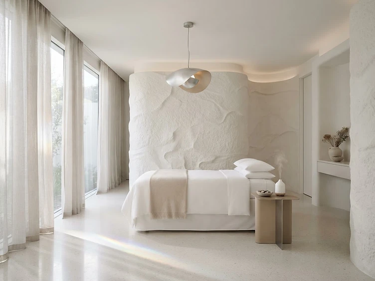 LeMiére's serene, minimal white treatment room