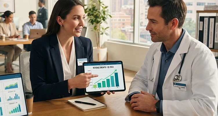 Equipe de faturamento médico da Carelli