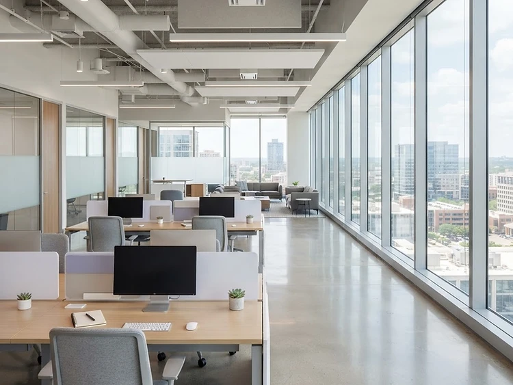 Modern commercial office lounge interior