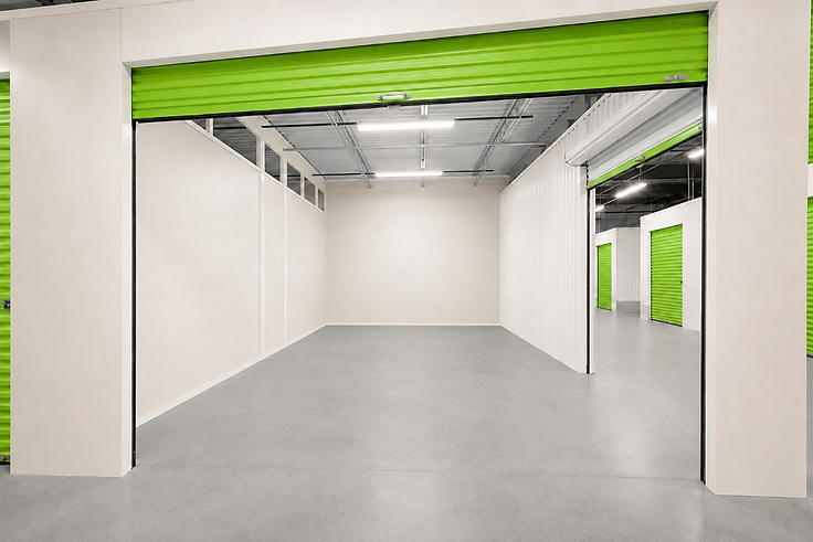 Personal storage unit interior