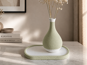 Vase & Tray