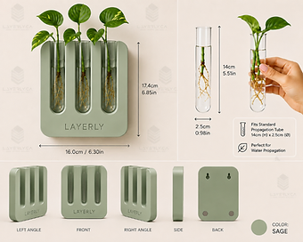 Trio Wall Propagation Station