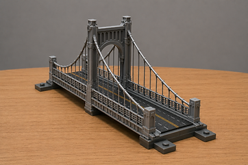 Layerly Modular Suspension Bridge