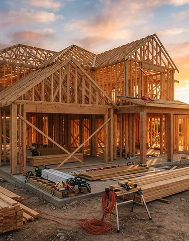 Residential construction framing