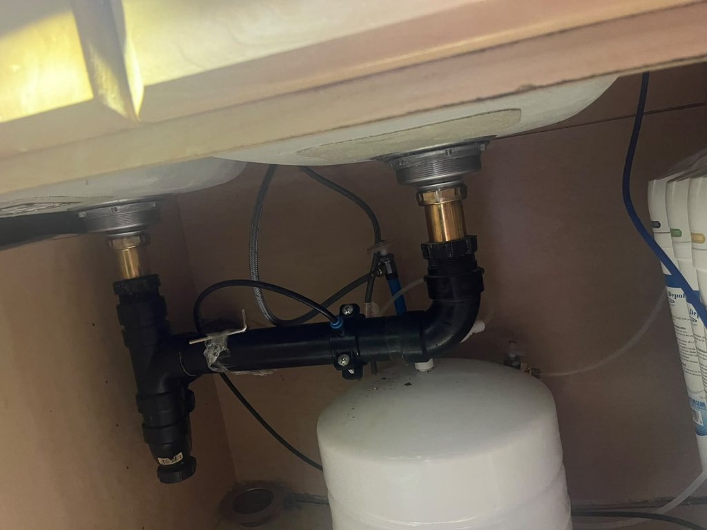 Basement drain rough-in ahead of concrete restore.