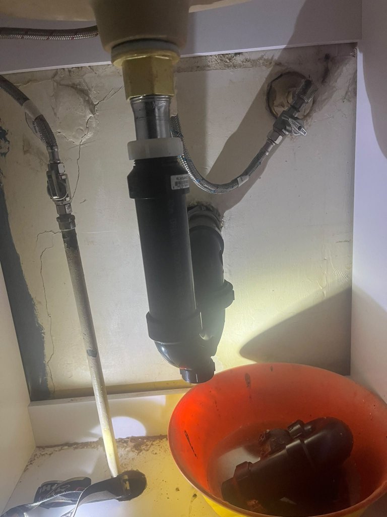Black ABS drain stack routing, recent work from around our service area.