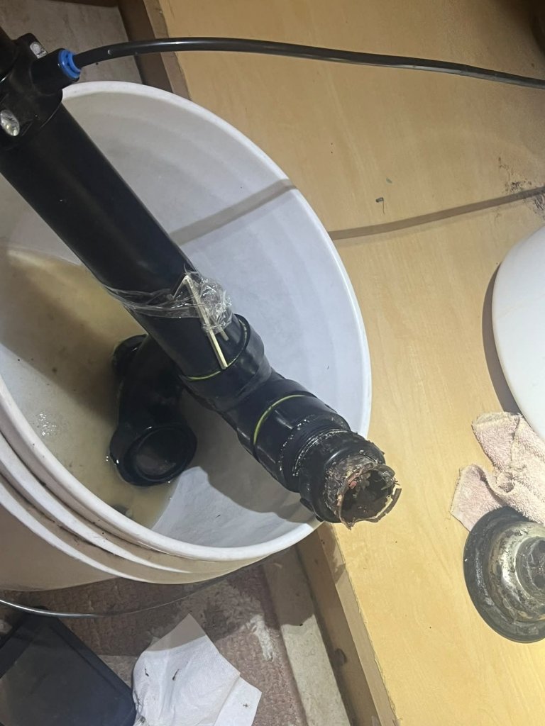 Basement floor drain repair, concrete break and PVC install.