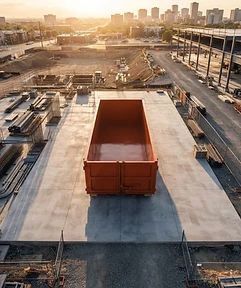 Organized construction site container