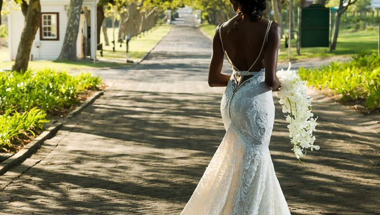 Wedding setting at Lanzerac
