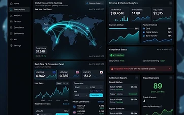 Cross-border payment analytics