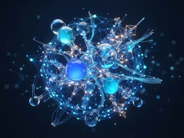 Abstract global technology infrastructure