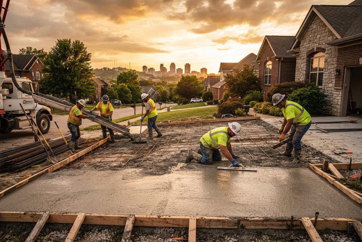 Trippel Contracting Services concrete work in Cincinnati