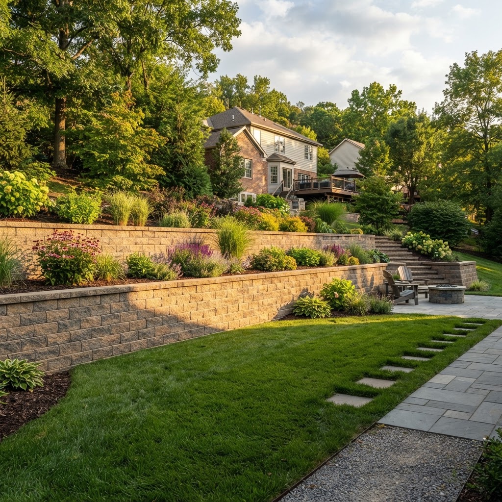 Retaining Walls in Cincinnati by Trippel Contracting Services
