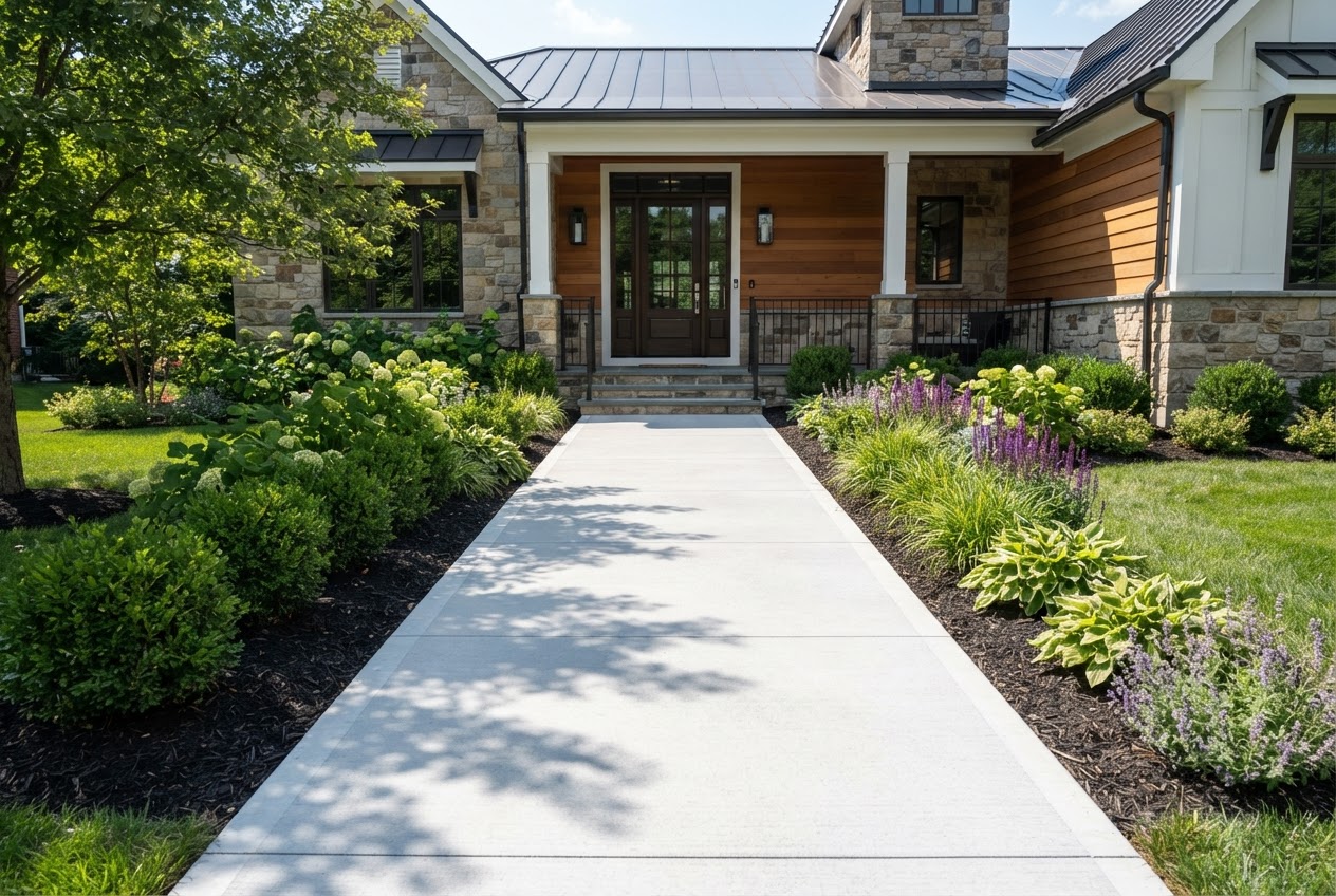 Concrete Walkways in Cincinnati by Trippel Contracting Services