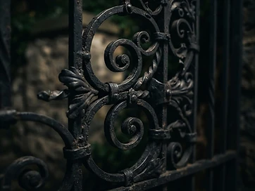 Ornate Wrought Iron Gate