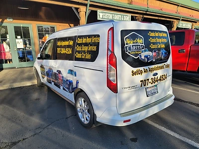 Classic Auto Repair Van Wrap