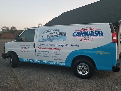 Benny's Carwash Van Wrap