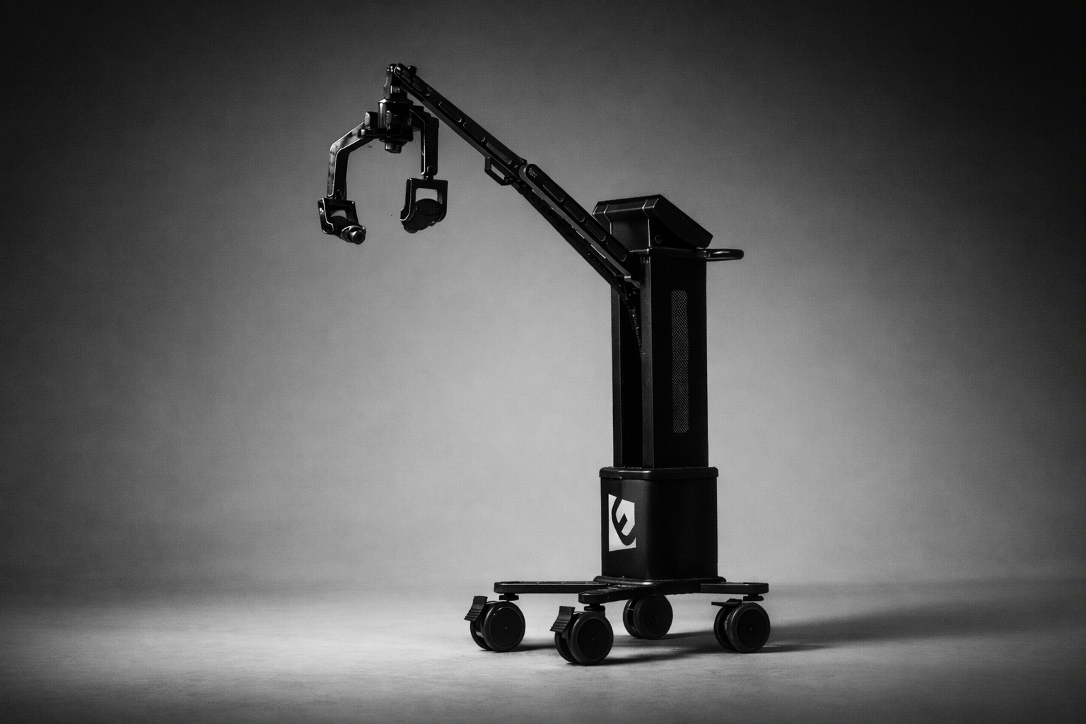 Erchonia FX series laser scanner in dramatic black and white studio lighting