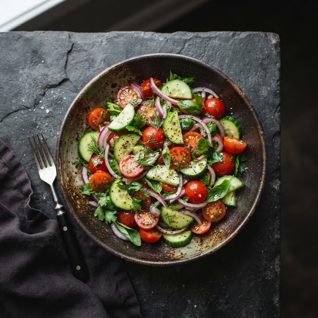 Tomato Cucumber Salad