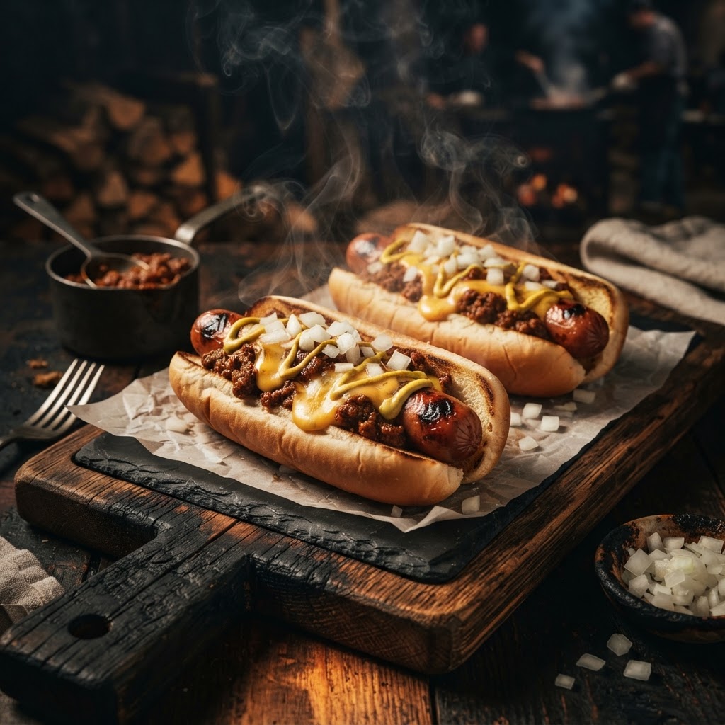 The Ultimate Loaded Coney & Smoked Beef Sausages
