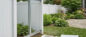 Exterior Vinyl Fence Repair