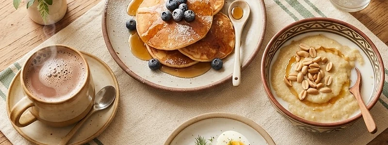 Breakfast spread at Millennium Corner