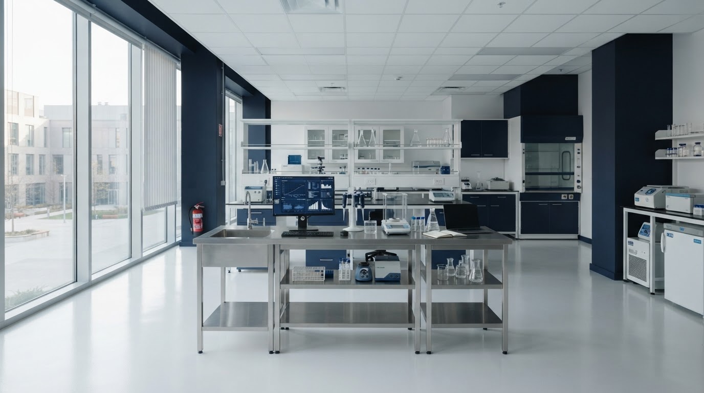 Laboratory interior