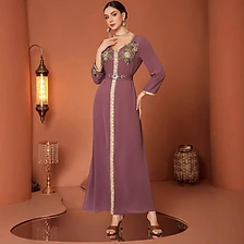 Amethyst Embellished Occasion Abaya — Abayas