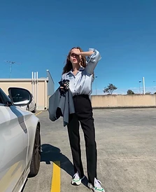 Satin Button-Down Blouse — Everyday Elegance