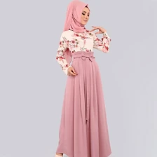 Floral Bodice Pleated Maxi Dress — Everyday Elegance