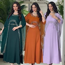Embellished Crystal Tiered Evening Gown — Evening Gowns
