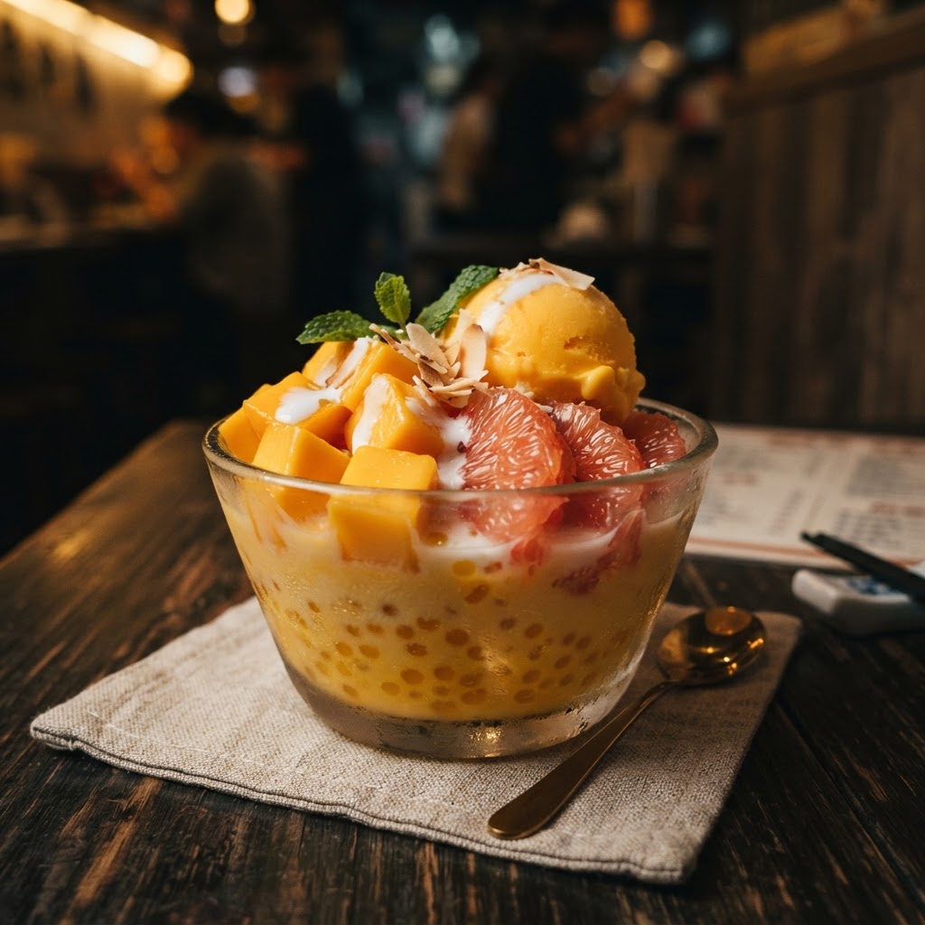 Mango Grapefruit Sago