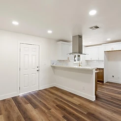 Open-Concept Kitchen & Living