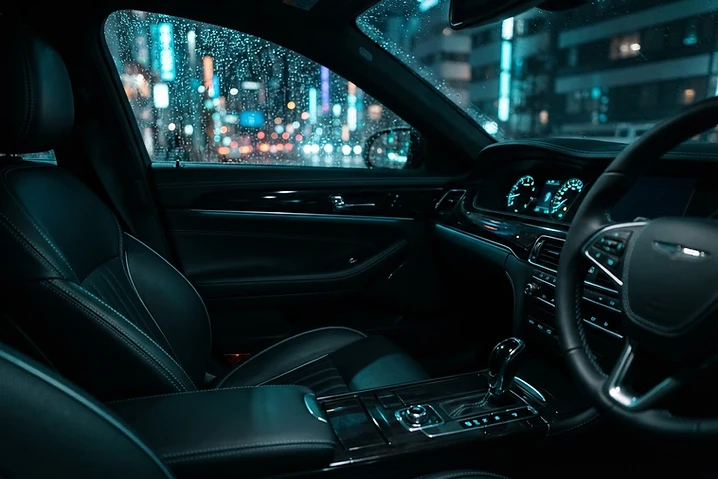 Sedan x-ray view