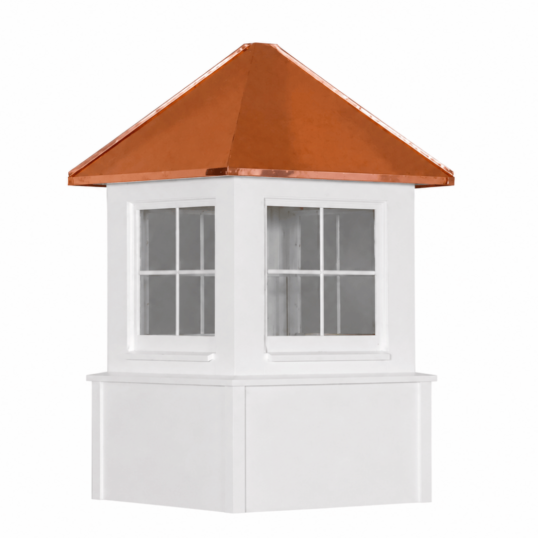 MCC-Model four-sided window cupola with a standard copper roof