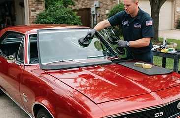 Classic Car Windshield Restoration