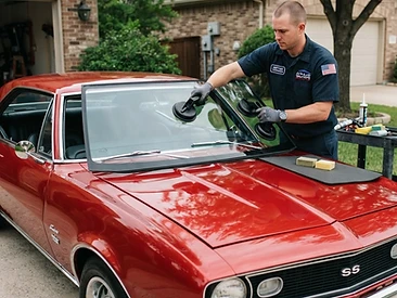 Classic Car Windshield Restoration