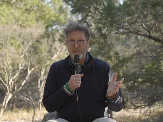 Rick speaking at a Story Healing retreat