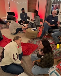 A Story Healing workshop circle indoors