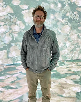 Dr. Rick Diamond in an immersive art space