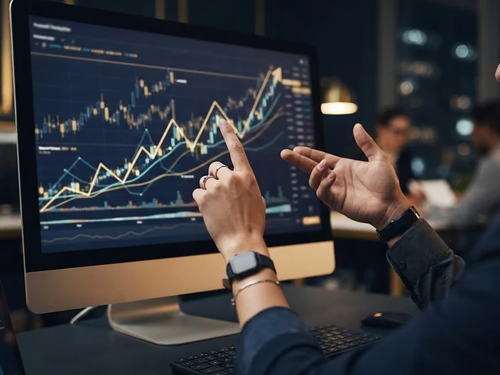 Análisis de gráfico financiero
