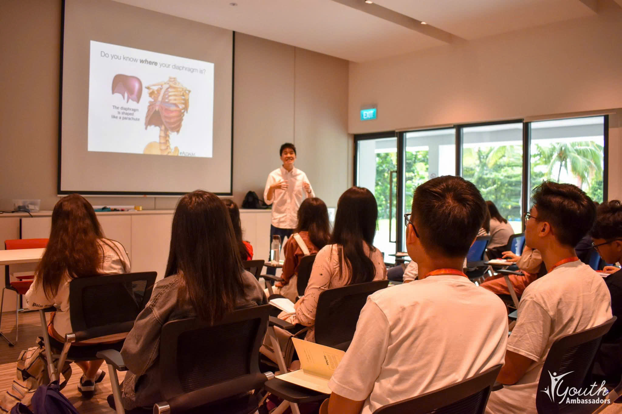 Youth Ambassadors student workshop presentation