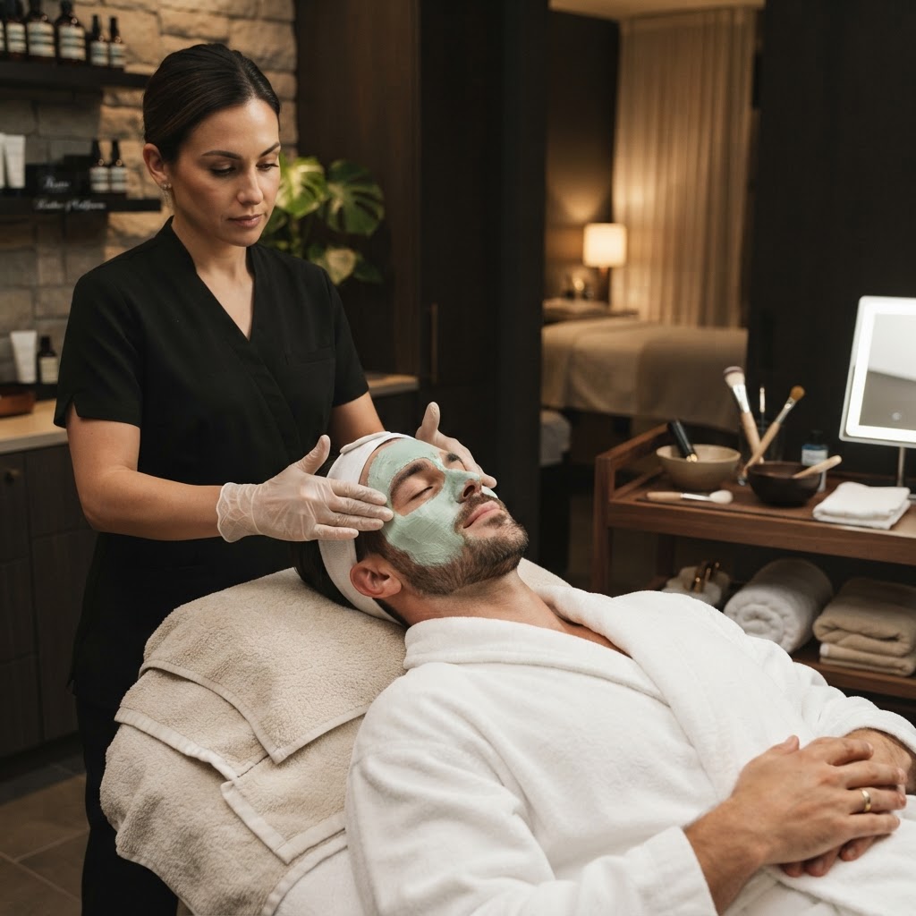 Spa - Gentleman Facial at Unique Brows Winston-Salem